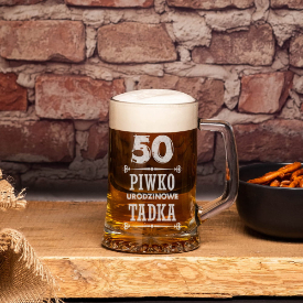 Kufel z grawerem na 50 urodziny